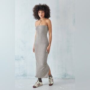BDG Urban Outfitters Acid Washed Bandeau Midi Dress L